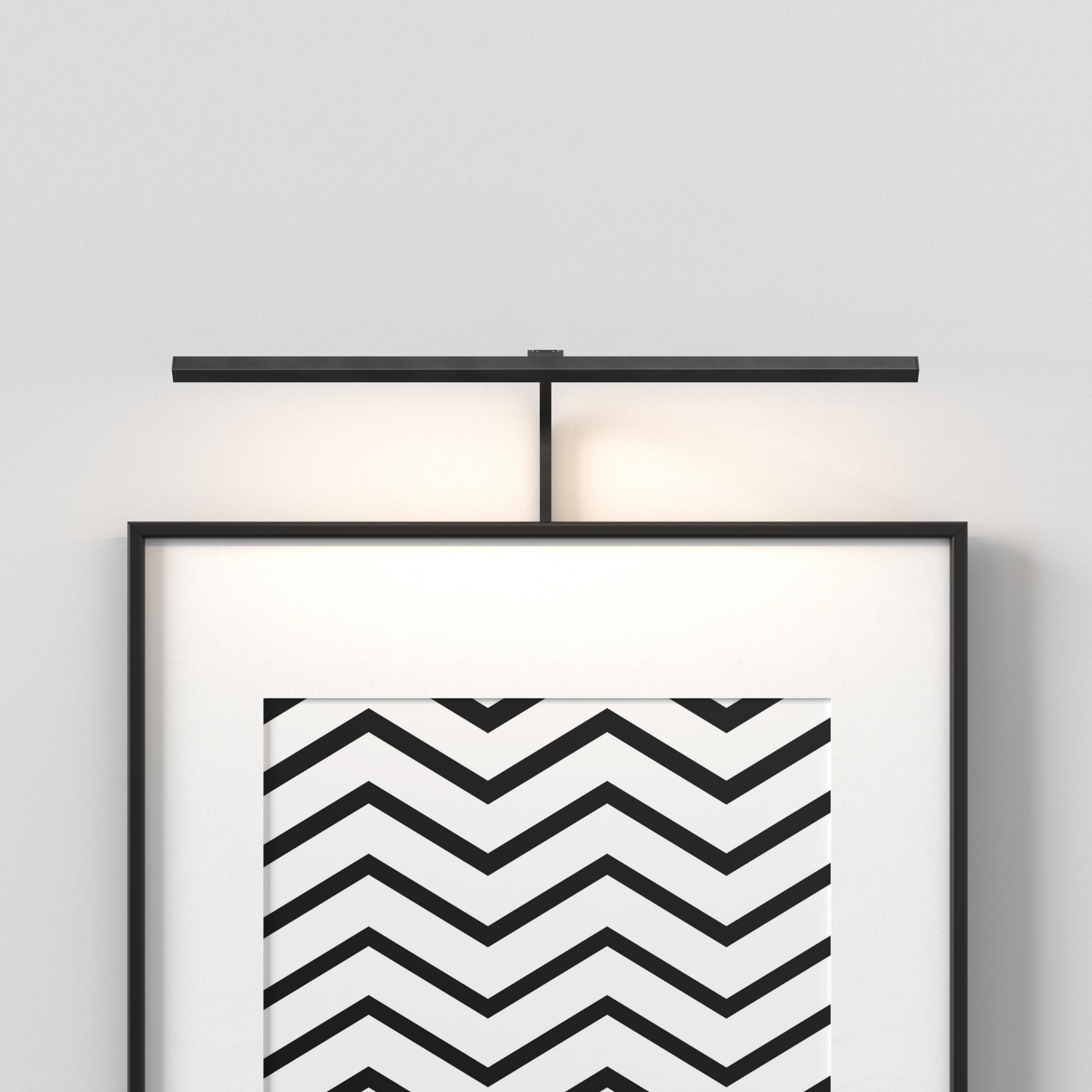 Afbeeldingen van Mondrian 600 Frame Mounted LED Matt Black