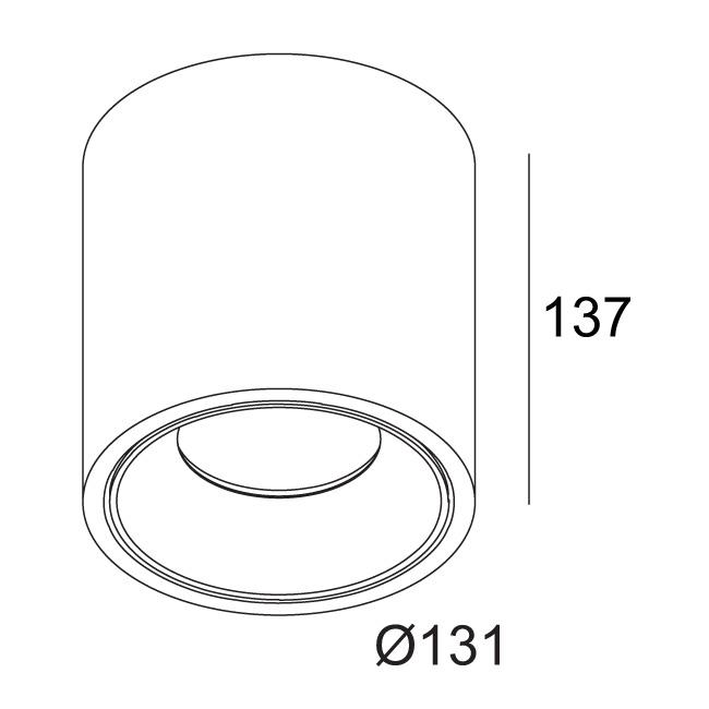 Afbeeldingen van BOXY XL R 92720 DIM5 B-B IP20 LED - 2700K - CRI90 - 20°