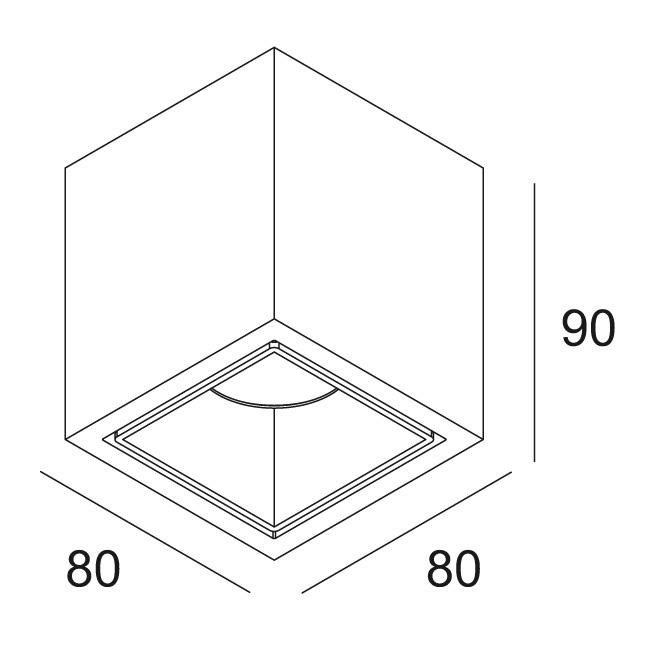 Afbeeldingen van BOXY L 92733 DIM8 B-FBR IP20 LED - 2700K - CRI90 - 33°