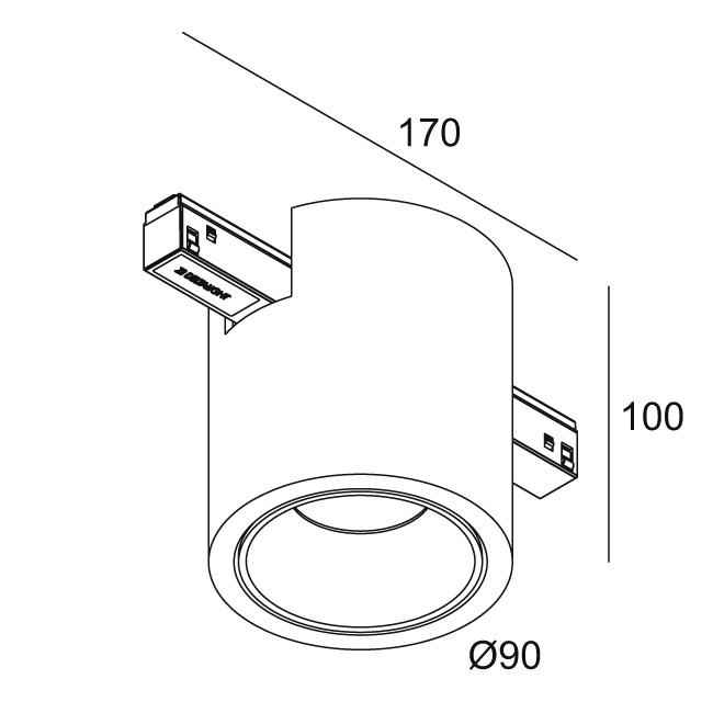 Afbeeldingen van M26L - BOXY R 92733 MDL B-B IP20 LED - 2700K - CRI90 - 33°