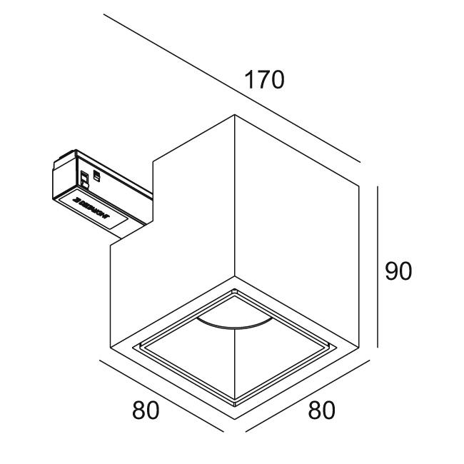 Afbeeldingen van M26L - BOXY L A 92733 MDL W-W IP20 LED - 2700K - CRI90 - 33°