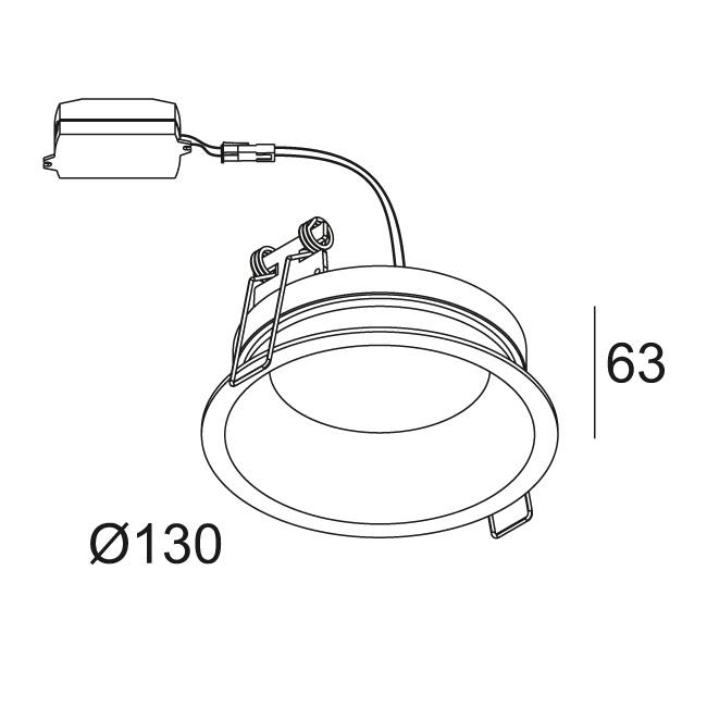 Afbeeldingen van DIRO SBL S IP 83 B IP44/20 LED - 3000K - CRI80