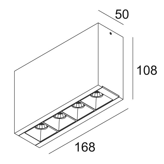 Afbeeldingen van DOT.COM L4 ON 92716 B-B IP20 LED - 2700K - CRI90 - 16°