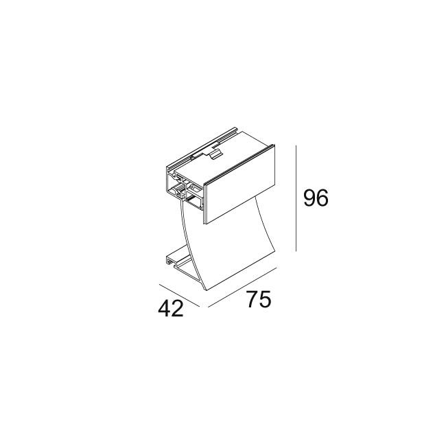 Afbeeldingen van INLET TRIMLESS H7 927 B-W IP20 LED - 2700K - CRI90