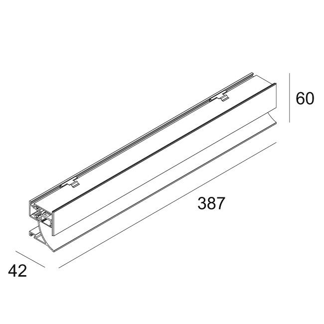 Afbeeldingen van INLET TRIMLESS L38 927 B-W IP20 LED - 2700K - CRI90