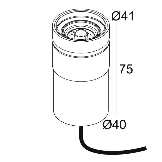 Afbeeldingen van LOGIC 40 R 93015 ANO IP67 LED - 3000K - CRI90 - 15°