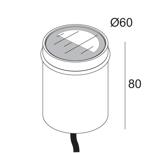 Afbeeldingen van LOGIC 60 R MOON 24V 93020 ANO IP67 LED - 3000K - CRI90 - 20°