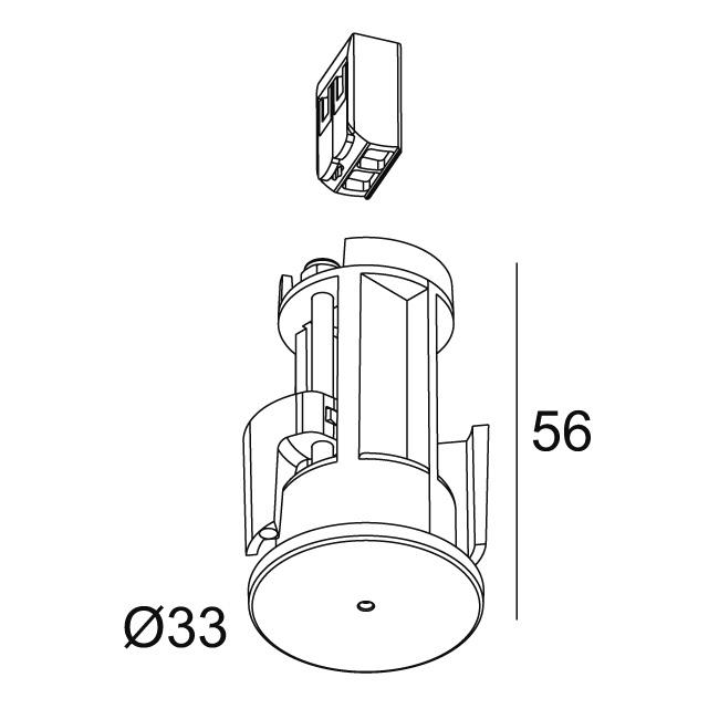 Afbeeldingen van SUSPENSION + CONNECTION ST W IP20