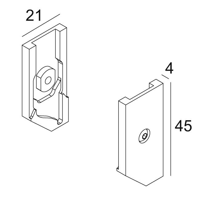 Afbeeldingen van DTC-ON - END CAP SET B