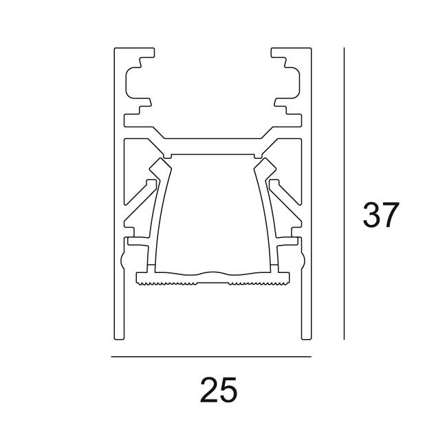 Afbeeldingen van FTL35 WG - PROFILE ANO LED