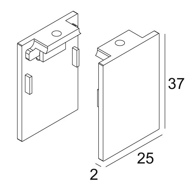 Afbeeldingen van FTL35 WG - END CAP SET B