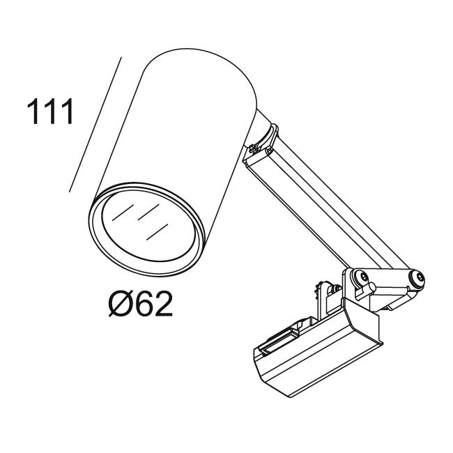 Afbeeldingen van SPLIT-IT SPY FOCUS LP 927 W IP20 LED - 2700K - CRI90 - 843°