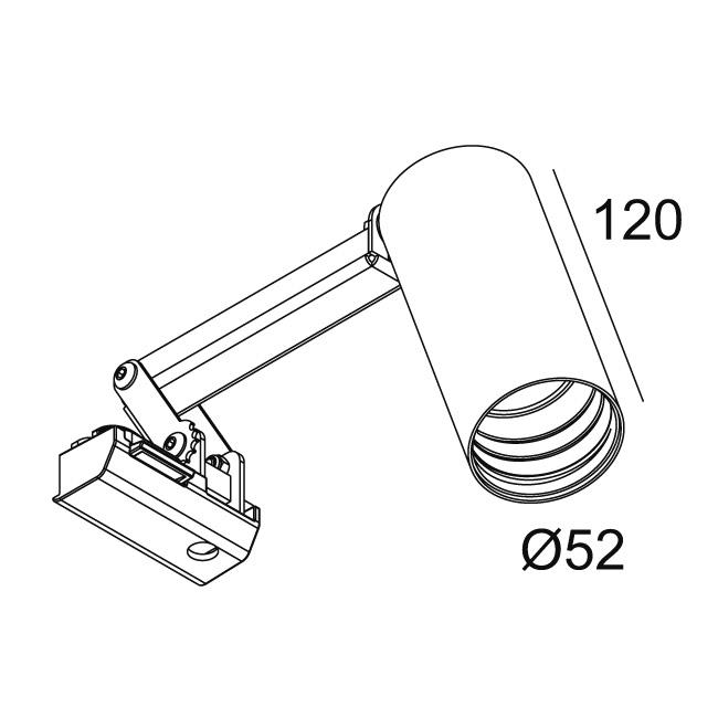 Afbeeldingen van SPLIT-IT SPY 52 92720 B IP20 LED - 2700K - CRI90 - 20°