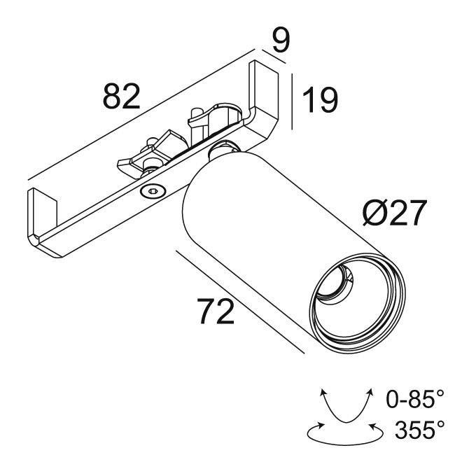 Afbeeldingen van TGL-TR - SPY 27 92730 B IP20 LED - 2700K - CRI90 - 30°