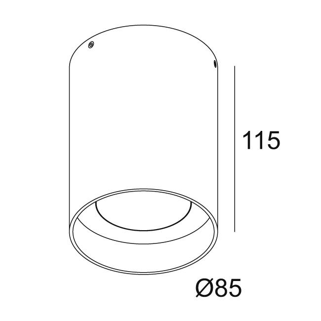 Afbeeldingen van QOBY X R 93033 DIM8 B IP44 LED - 3000K - CRI90 - 33°