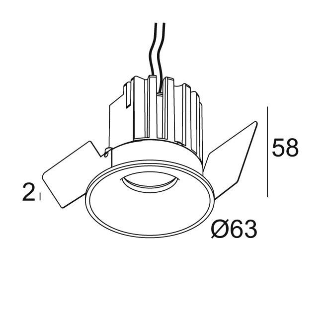 Afbeeldingen van MINI REO II 92718 B IP20 LED - 2700K - CRI90 - 18°