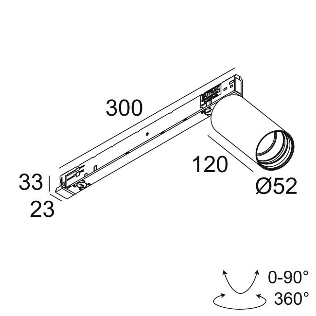 Afbeeldingen van SPY 52 92720 ADM SLIM B IP20 LED - 2700K - CRI90 - 20°