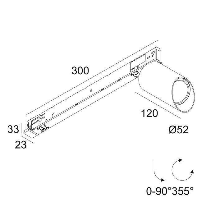 Afbeeldingen van SPY 52 WALLWASH 927 ADM SLIM W IP20 LED - 2700K - CRI90