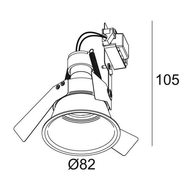 Afbeeldingen van DEEP RINGO Hi S2 W IP20 GU10 LED