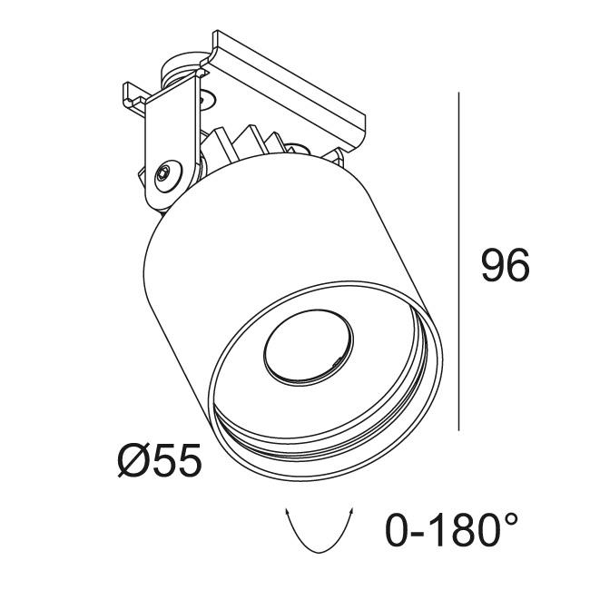 Afbeeldingen van PUT LED MAGNETIC 92720 IP20 LED - 2700K - CRI90 - 20°