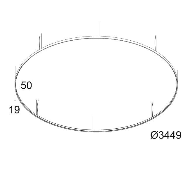 Afbeeldingen van SUPERLOOP HC 350 SBL 930 B IP20 LED - 3000K - CRI90