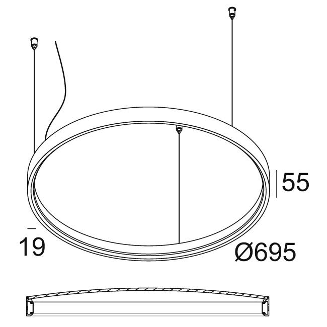 Afbeeldingen van SUPERLOOP PLUS HC 70 SBL 930 B IP20 LED - 3000K - CRI90