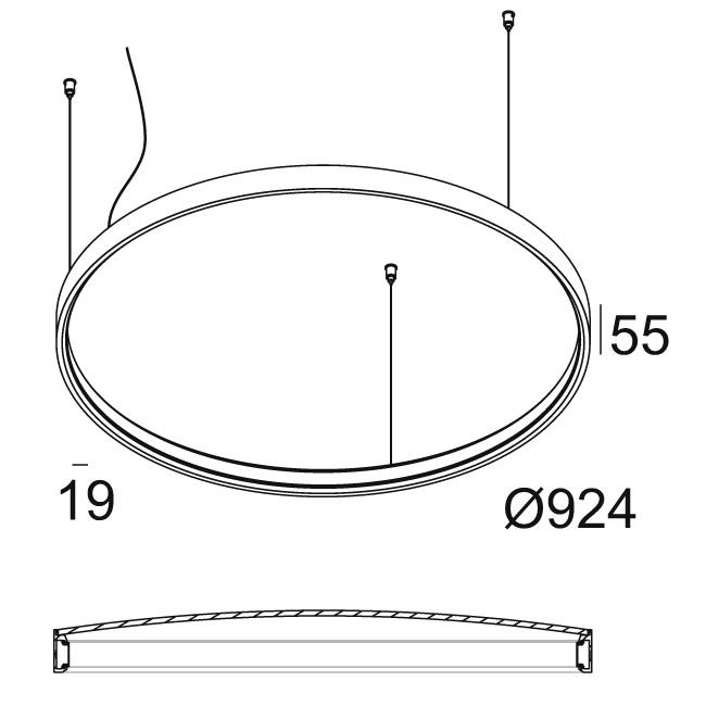 Afbeeldingen van SUPERLOOP PLUS HC 90 SBL 930 B IP20 LED - 3000K - CRI90