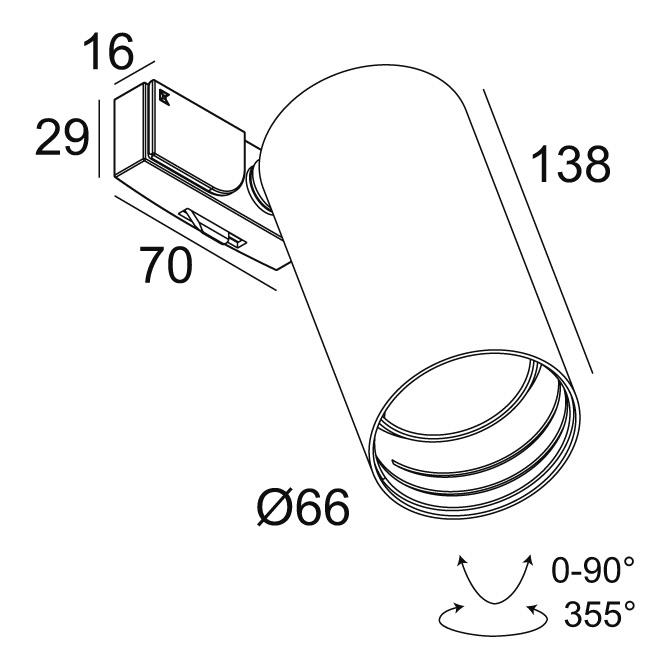 Afbeeldingen van SUPERLOOP-SPY 66 92718 MDL B IP20 LED - 2700K - CRI90 - 18°