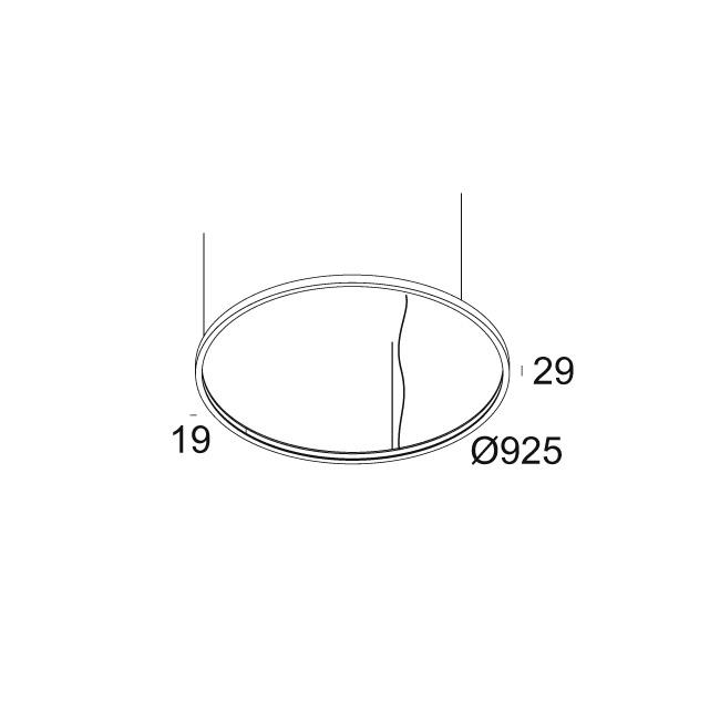 Afbeeldingen van SUPERLOOP SLIM IN 90 SBL 930 FBR IP20 LED - 3000K - CRI90