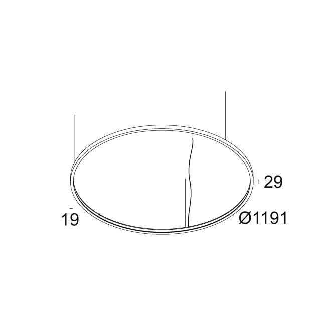 Afbeeldingen van SUPERLOOP SLIM IN 120 SBL 930 B IP20 LED - 3000K - CRI90