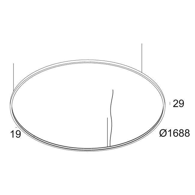 Afbeeldingen van SUPERLOOP SLIM IN 170 SBL 930 GC IP20 LED - 3000K - CRI90