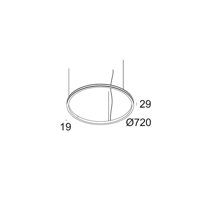 Afbeeldingen van SUPERLOOP SLIM OUT 70 SBL 930 B IP20 LED - 3000K - CRI90