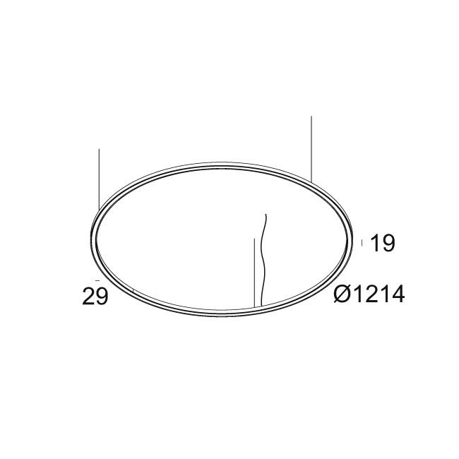 Afbeeldingen van SUPERLOOP SLIM DOWN 120 SBL 930 B IP20 LED - 3000K - CRI90