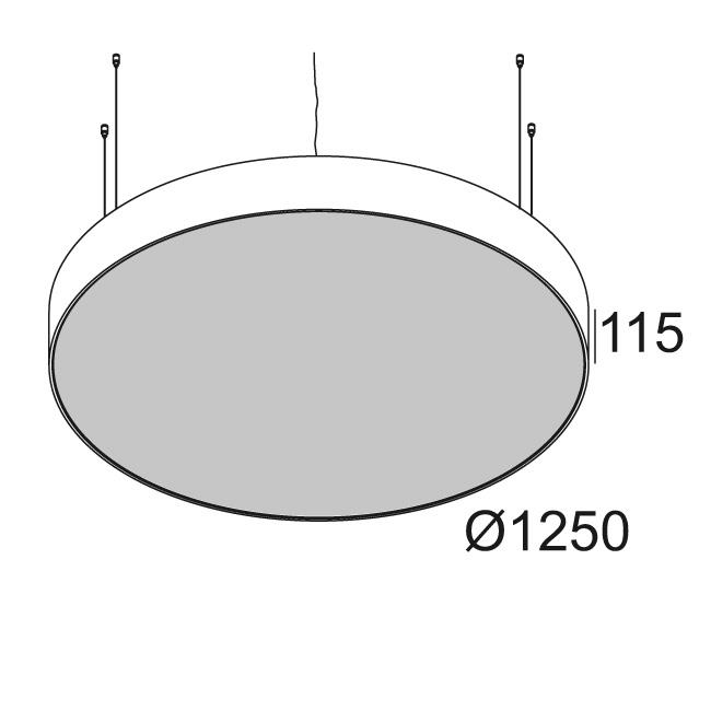 Afbeeldingen van SUPERNOVA LINE 125 DOWN-UP 930 DIM1 B IP20 LED - 3000K - CRI90