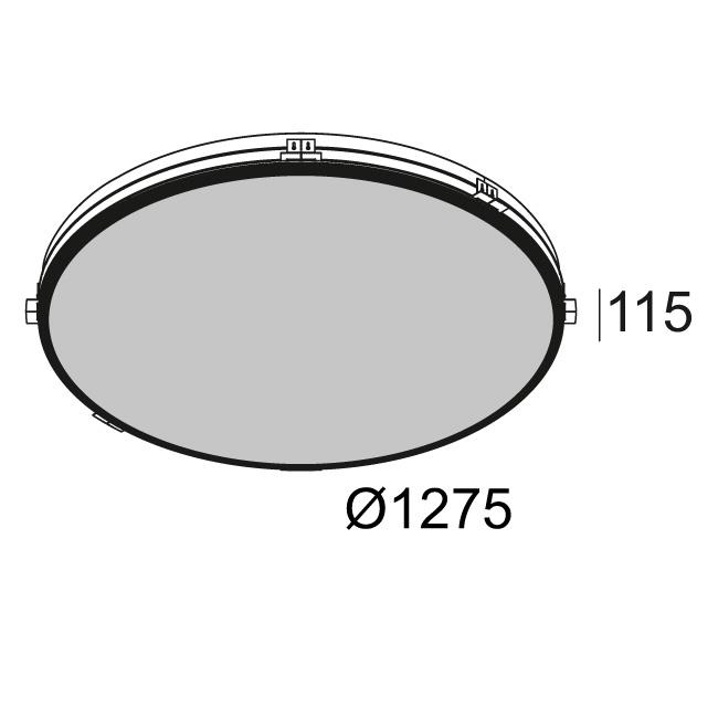 Afbeeldingen van SUPERNOVA LINE 125 TRIMLESS 930 DIM1 IP20 LED - 3000K - CRI90