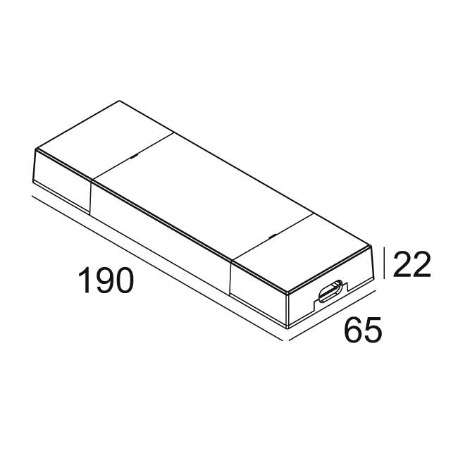 Afbeeldingen van LED POWER SUPPLY 24V-DC / 120W DIM1 IP20