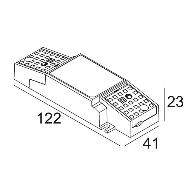 Afbeeldingen van LED POWER SUPPLY MULTI POWER 200-350 / 10W DIM8 IP20