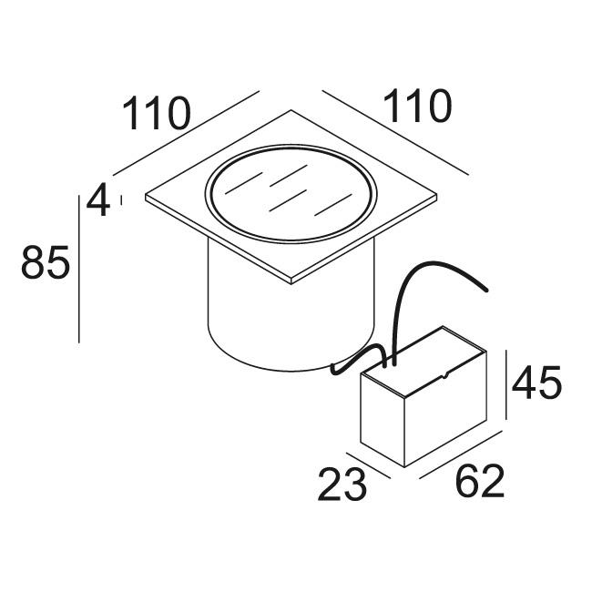 Afbeeldingen van LOGIC 90 S 93055 ANO IP67 LED - 3000K - CRI90 - 55°