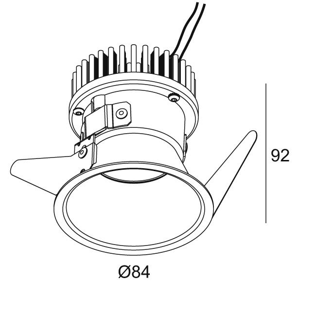 Afbeeldingen van DEEP VARO AC 92733 DIM8 B IP20 LED - 2700K - CRI90 - 33°