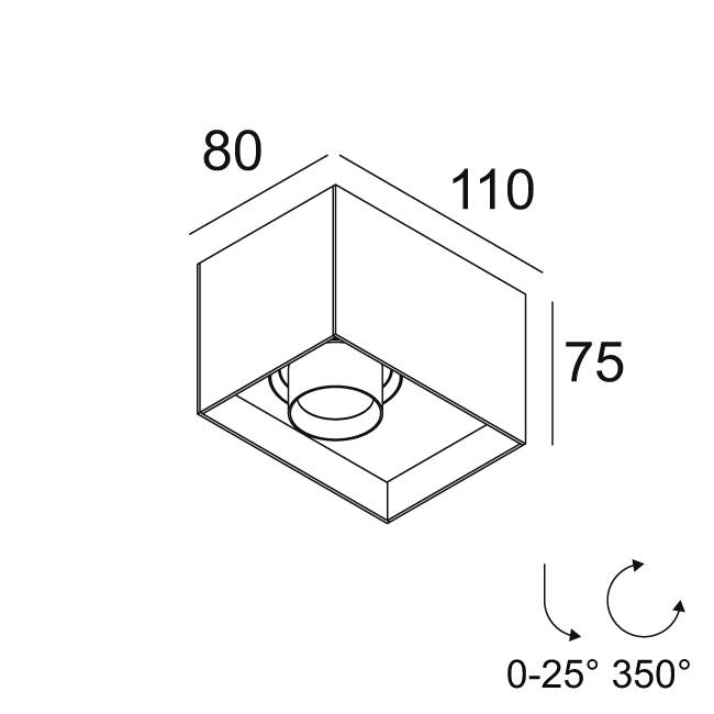 Afbeeldingen van VARO S ON OK 92745 DIM8 W IP20 LED - 2700K - CRI90 - 45°