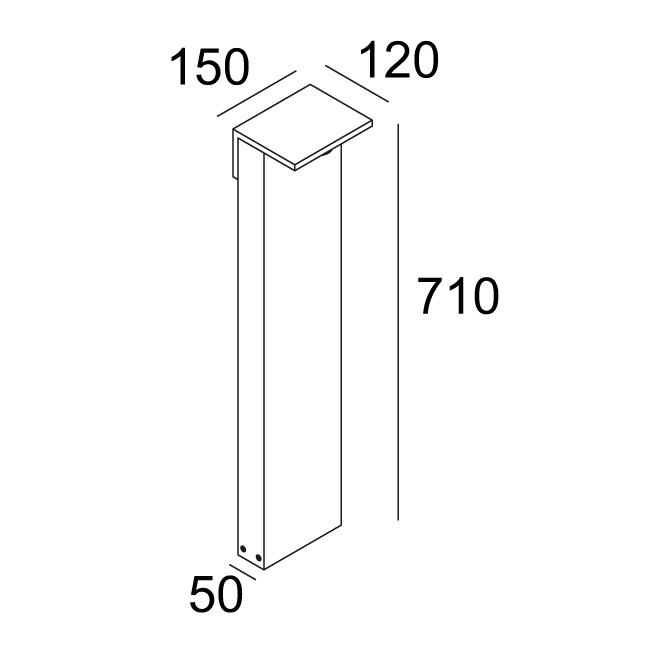 Afbeeldingen van OBLIX 70 930 A IP55 LED - 3000K - CRI90