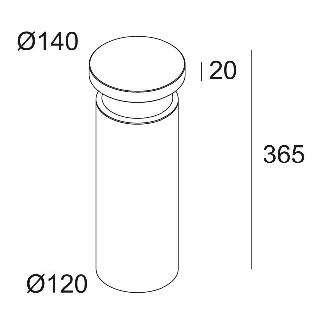 Afbeeldingen van BAZIL 123 N-ANO IP55 LED - 3000K - CRI80