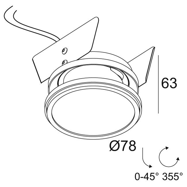 Afbeeldingen van HALOSCAN ST MP 92714 B IP20 LED - 2700K - CRI90 - 14°