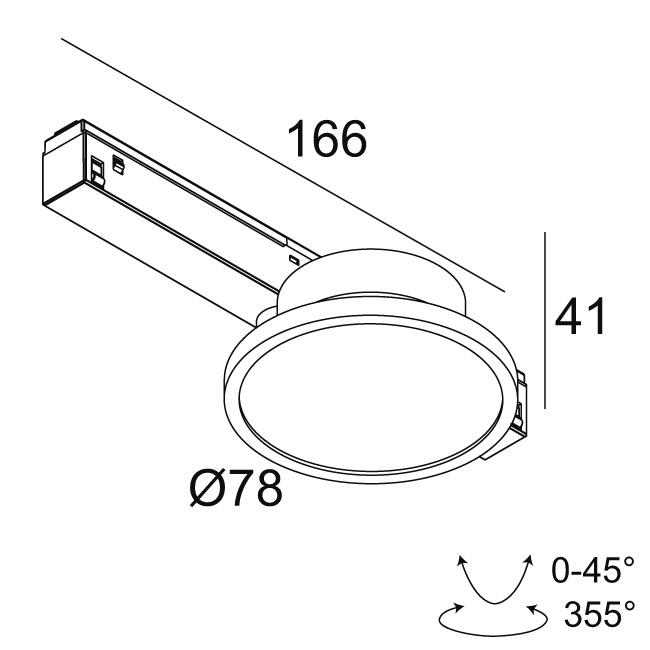 Afbeeldingen van M26L - HALOSCAN MP SOFT 93021 DIM5 B IP20 LED - 3000K-1800K - CRI90 - 21°