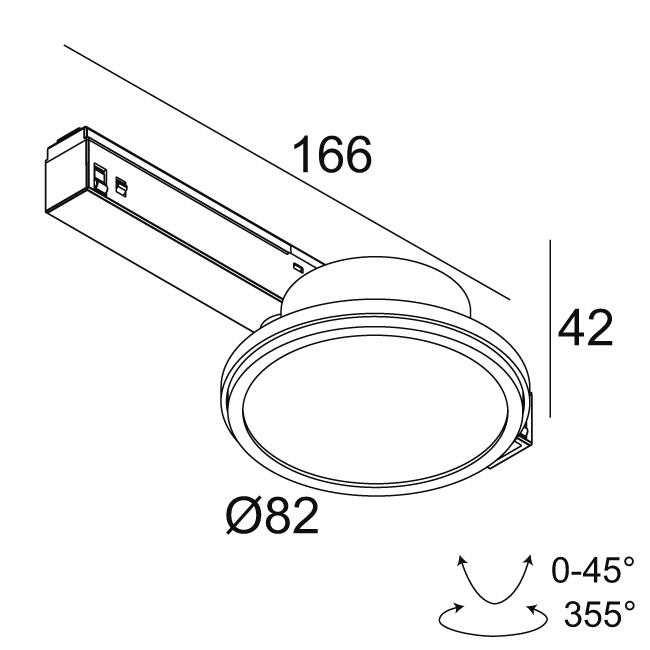 Afbeeldingen van M26L - HALOSCAN HP 92714 MDL W IP20 LED - 2700K - CRI90 - 14°