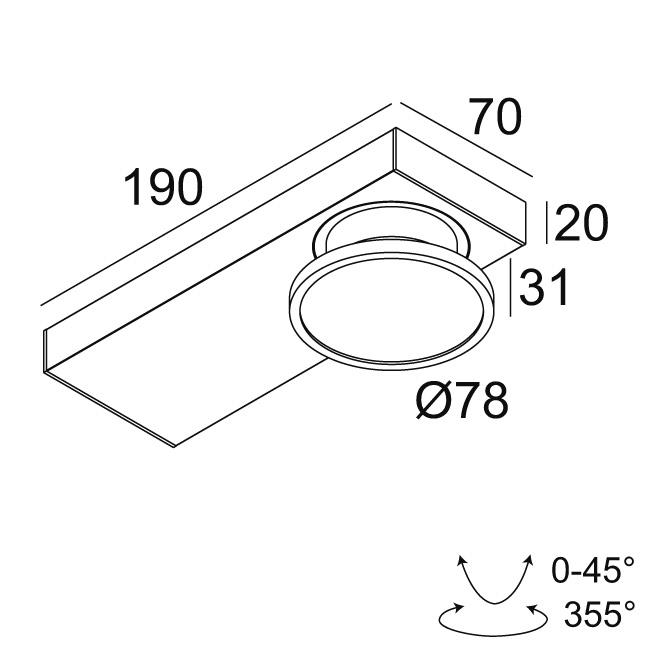 Afbeeldingen van HALOSCAN ON 1 MP 92714 DIM8 B-GC IP20 LED - 2700K - CRI90 - 14°