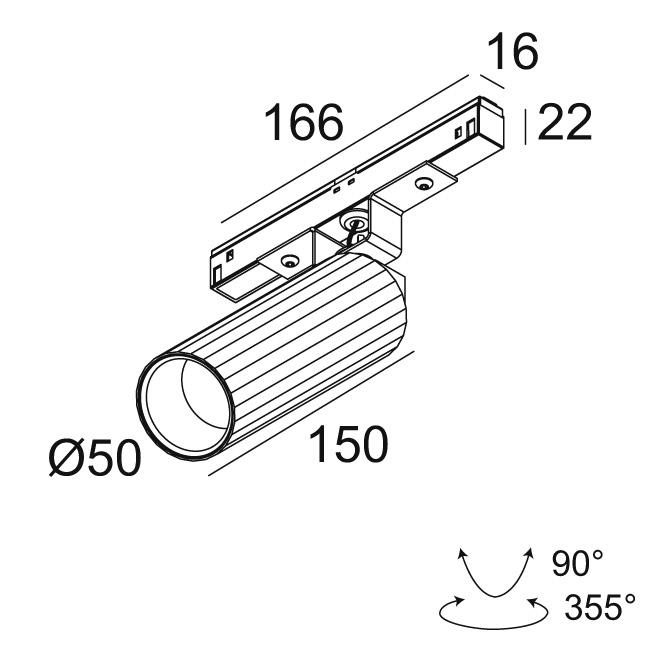 Afbeeldingen van M26L - HEDRA L 92733 MDL GC IP20 LED - 2700K - CRI90 - 33°