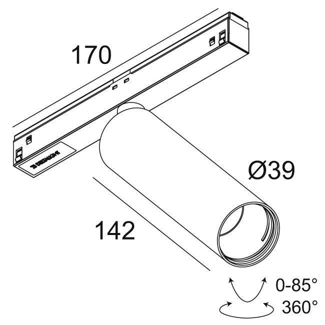 Afbeeldingen van M26L - SPY 391 L 92720 MDL B IP20 LED - 2700K - CRI90 - 20°