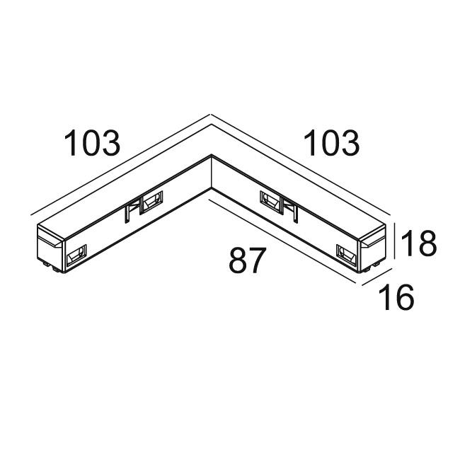 Afbeeldingen van SPM - CONNECTOR 48V - 90° IP20