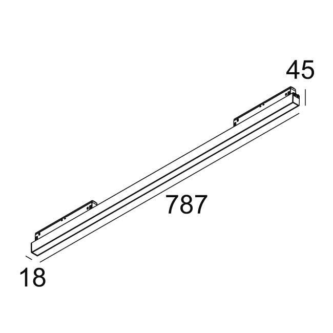 Afbeeldingen van M - LED LINE HE SOFT 1 x 11,6W 930 MDL B IP20 LED - 3000K-1800K - CRI90